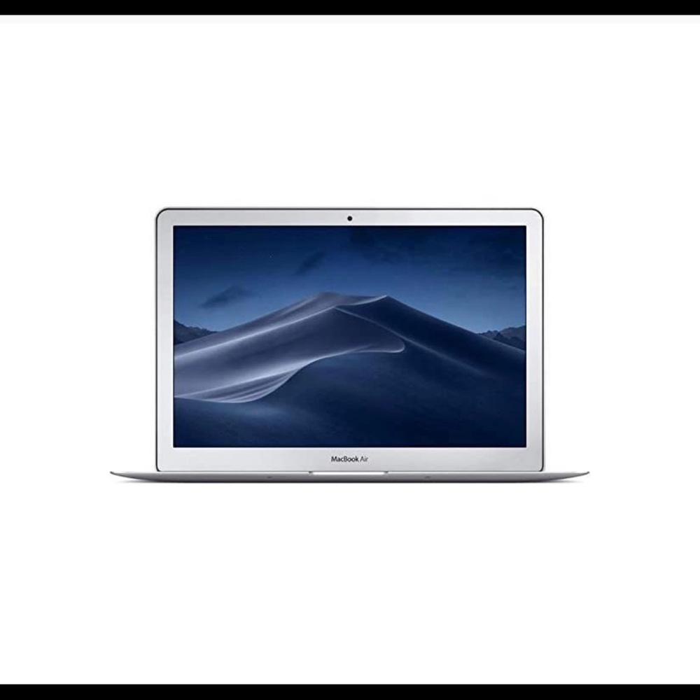 2017 MacBook Air 13.3” with red hard case cover.
